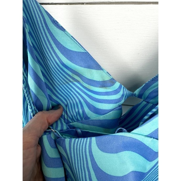 NWT (Minor Flaws) ZARA Swirly print pants and crop top XS/S - Picture 7 of 7